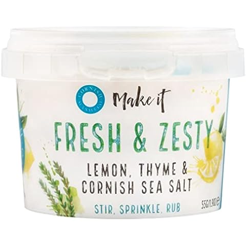 Lemon & Thyme Cornish Sea Salt - Pinch Pot - Tri Pack (3 x 55g) Cover