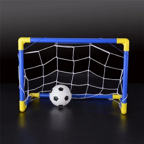 Kit 01 Mini Trave De Futebol + Bola + Bomba De Encher Golzinho Infantil