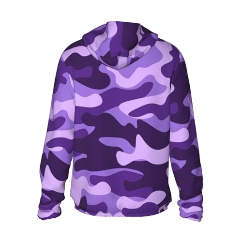 Purple Camouflage Pattern Sun Protection Hoodie Jacket Fashion Summer Sunscreen Clothing For Women Men2