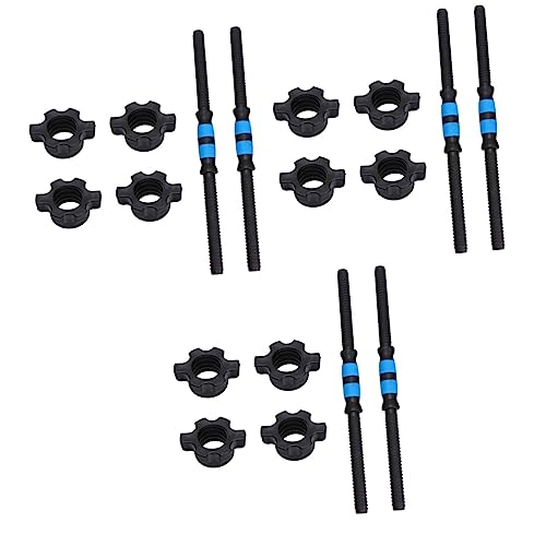 3 Sets Dumbbell Bar Barbell Handle Dumbbell Rods Weight Threaded Dumbbell Handles Gym Machines for Home Dumbbell Connecting Bar Fitness Accessories Steel Pipe Appendix Household