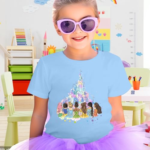 Image of Magical Shirt for Girl: Magic Kingdom Prinecess Tshirt Princess Shirts Youth Girls Cute Family Vacation Trip Tee
