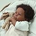 WOOROY Lifelike Reborn Baby Dolls Black – 20-Inch Realistic African American Newborn Baby Doll, Real Life Baby Dolls,Silicone Baby Doll with Full Vinyl Body with Accessories Gift for Kids Ages 3+