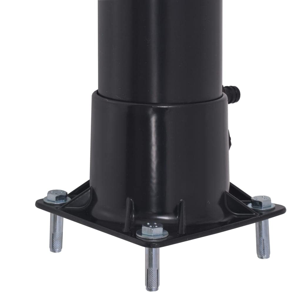 Doccia Solare 8L PVC Acciaio, Colore Articolo: Nero