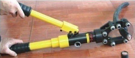 Gowe® Hydraulic Cable Cutter Cutting Capacity Steel Rope Φ22mm, Tel Cable or Al/cu Cable Φ75mm 8 Ton