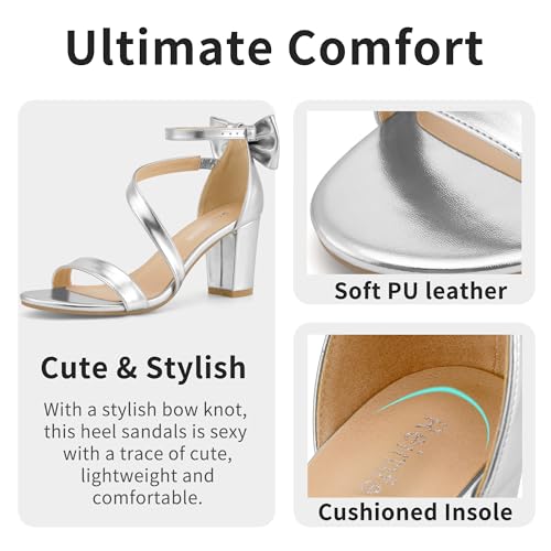 Image of Reimferce Womens Comfortable Heels for Wedding: No Blisters & Sore Feet by 40% Better Shock Absorption During Wedding - 8-Hour Keeping Pain-Free for Brides & Bridesmaids