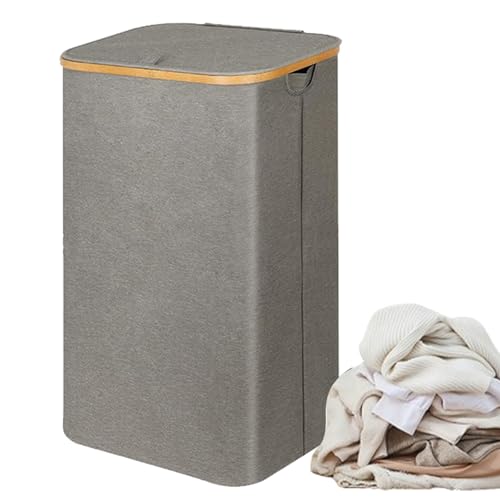Panier à linge avec couvercle et sac amovible pour le tri des vêtements - 8