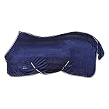 Schweifschnüre. Horse Guard Abschwitzdecke für Pferde - Navy - 145 cm