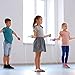 Aoriher Jump Rope for Kids Nylon Adjustable Weighted Braided Fitness Skipping Stripe Ropes with Plastic Handles 8.2 Feet for Christmas Outdoor Exercise Sport Party Equipment Gift, Assorted Colors(45)