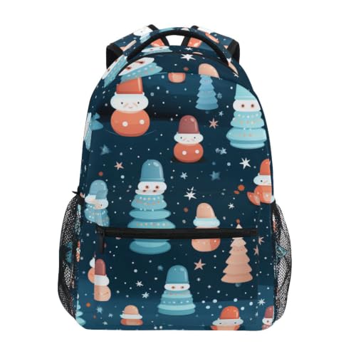 Sac à dos scolaire confortable Santa avec bretelles ergonomiques rembourrées