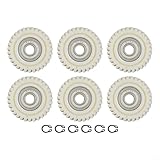 [COMPLETE GEAR SET] This set comes with 6 gears (31T, 35T, 36T) along with 6 circlips, ideal for enhancing the performance of your e-bike's hub motor. [CONSTRUCTION] Made from a combination of nylon and stainless steel, these gears offer a sturdy bui...