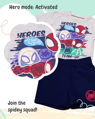 Image of Marvel Boys' T-shirt and Shorts Set