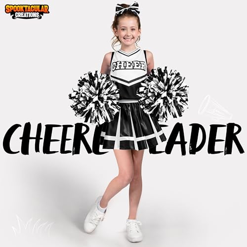 Spooktacular Creations Girl Black Cheerleader Costume thumb #1
