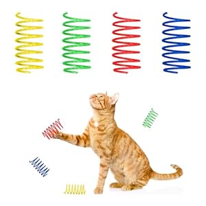 SPOT Wide Colorful Springs Cat Toys – Bouncy...