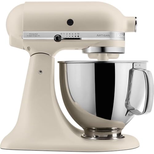 KitchenAid Batidora amasadora - Artisan - Robot de Cocina con Cabezal Inclinable - Amasadora con 3...