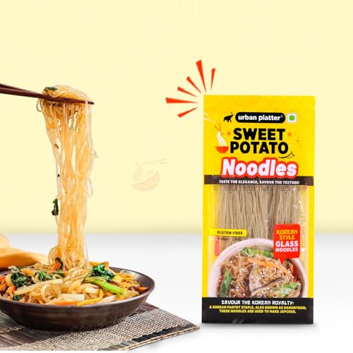 Image of urban platter Sweet Potato Noodles (Dangmyeon, 300g (Korean Style Japchae Noodles|Glass Noodles|Additive Free|Gluten Free))