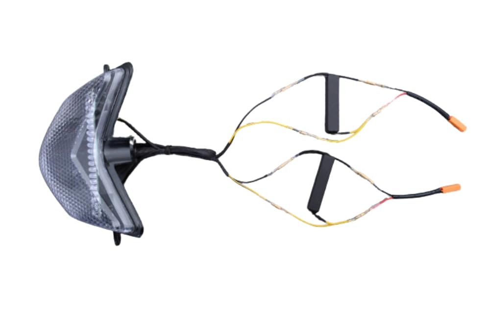 Fanale Posteriore LED Per Moto - Luce Freno E Indicatori Integrati, Guscio Rosso - Foto 12