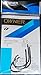 Owner Black Chrome Mutu Light Wire Circle Hooks 5114-161 Size 6/0 - 3 Pack