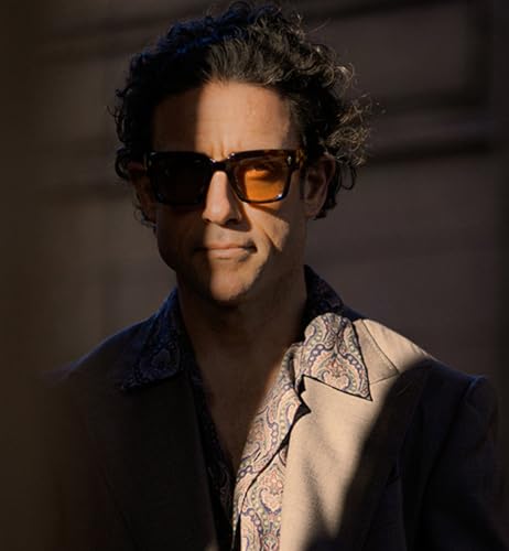 HJSTES Thick Square Sunglasses Trendy Retro Frame Sun Glasses