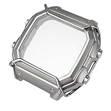Korlexchi ステンレススチールウォッチケース&バンパー カシオAE-1200対応 - 時計の外観をアップグレードしてカスタマイズ(シルバーケース+シルバーバンパー)