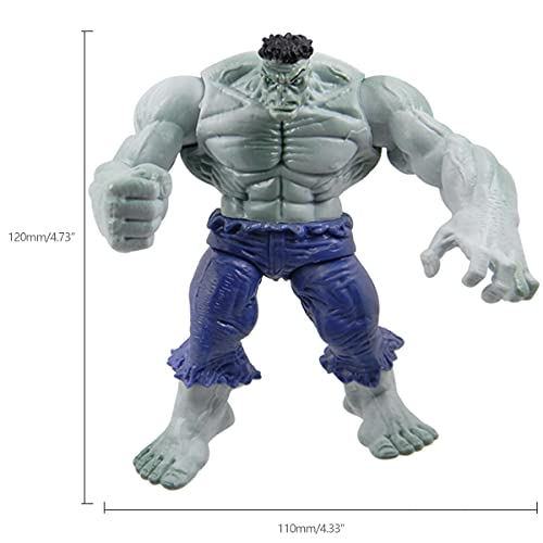 Incredible Hulk Action Figure Garage Kit Marvel Avengers Action Figure Pvc Figure Model 4Pack #TOP6