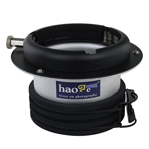 Anillo adaptador Profoto a Bowens Haoge de aluminio para luz estroboscópica