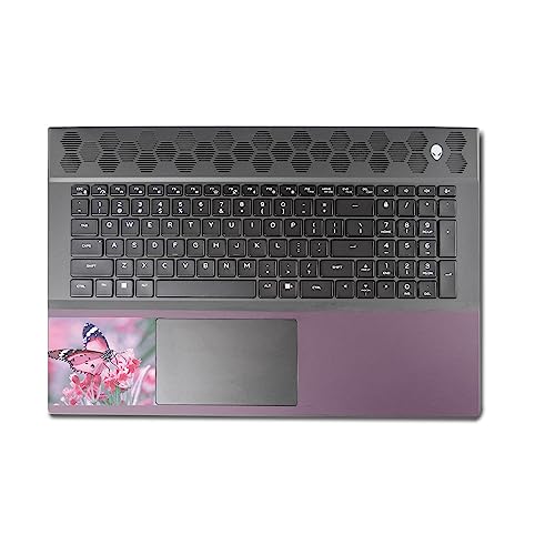 Image of MightySkins Skin Compatible with Alienware M18 R1 (2023) Full Wrap Kit - Pink Monarch | Protective, Durable, and Unique Vinyl Decal wrap Cover | Easy to Apply & Change Styles | Made in The USA