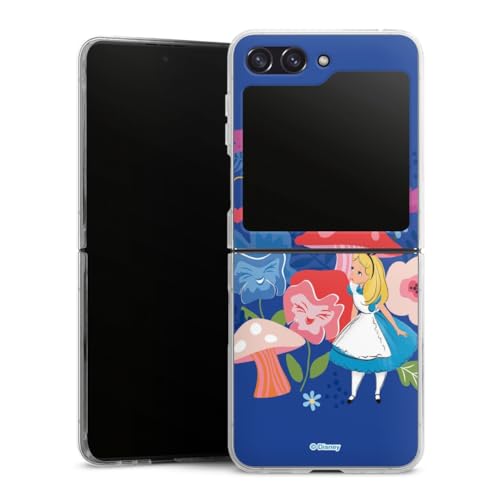 Étui rigide Galaxy Z Flip5 Disney Alice protection fine en deux parties anti-rayures