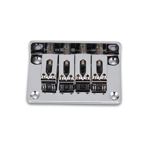 Chevalet de guitare électrique, chevalet de guitare à 4 cordes, chevalet à 4 selles pour basse de guitare électrique… - Les Beatles, Paul McCartney, John Lennon, RIngo Starr, George Harrison Chevalet de guitare électrique, chevalet de guitare à 4 cordes, chevalet à 4 selles pour basse de guitare électrique… – Image 5