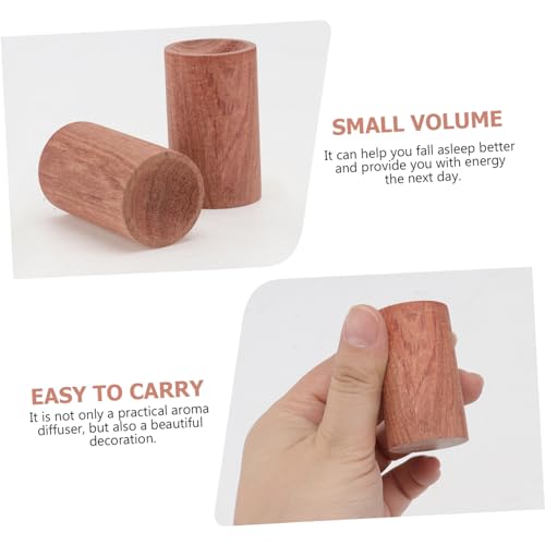 IMIKEYA 4pcs Difusor de Aceite Esencial de Madera Elegante miniatura 2