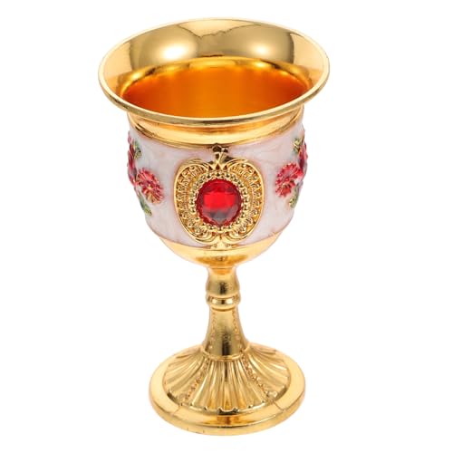 SMASOLO Copas De Vino Vintage Copa Pequeña Creativa Uso Doméstico Estilo Europeo Para Decoración