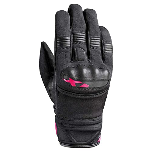 MS Picco Damen Motorradhandschuhe - Schwarz Pink - L - female