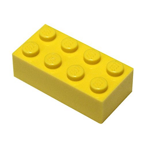 LEGO Parts and Pieces: Yellow (Bright Yellow) 2x4 Brick x50