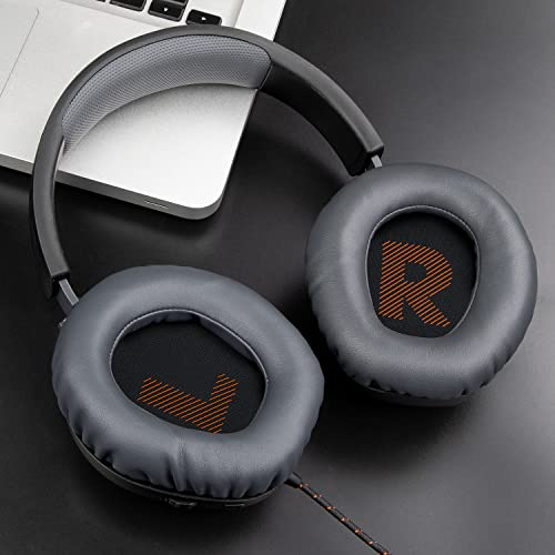 Image of SOULWIT Professional Replacement Earpads Cushions for JBL Quantum 100 /100X /100P /100M2 (Q100 /Q100X /Q100P /Q100M2), Quantum 350 (Q350) Headphones, Ear Pads with Softer Protein Leather - Titanium