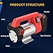 DWVO Cordless Diesel Transfer Pump 24V DC Rated 12GPM Self Priming with 2500mAh Lithium Battery, Portable Fuel Transfer Pump Battery Powered Biodiesel Kerosene Solution Transfer Pump
