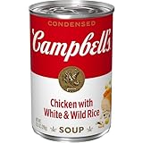 Campbell's Condensed Chicken with White & Wild Rice Soup, 10.5 Ounce Can