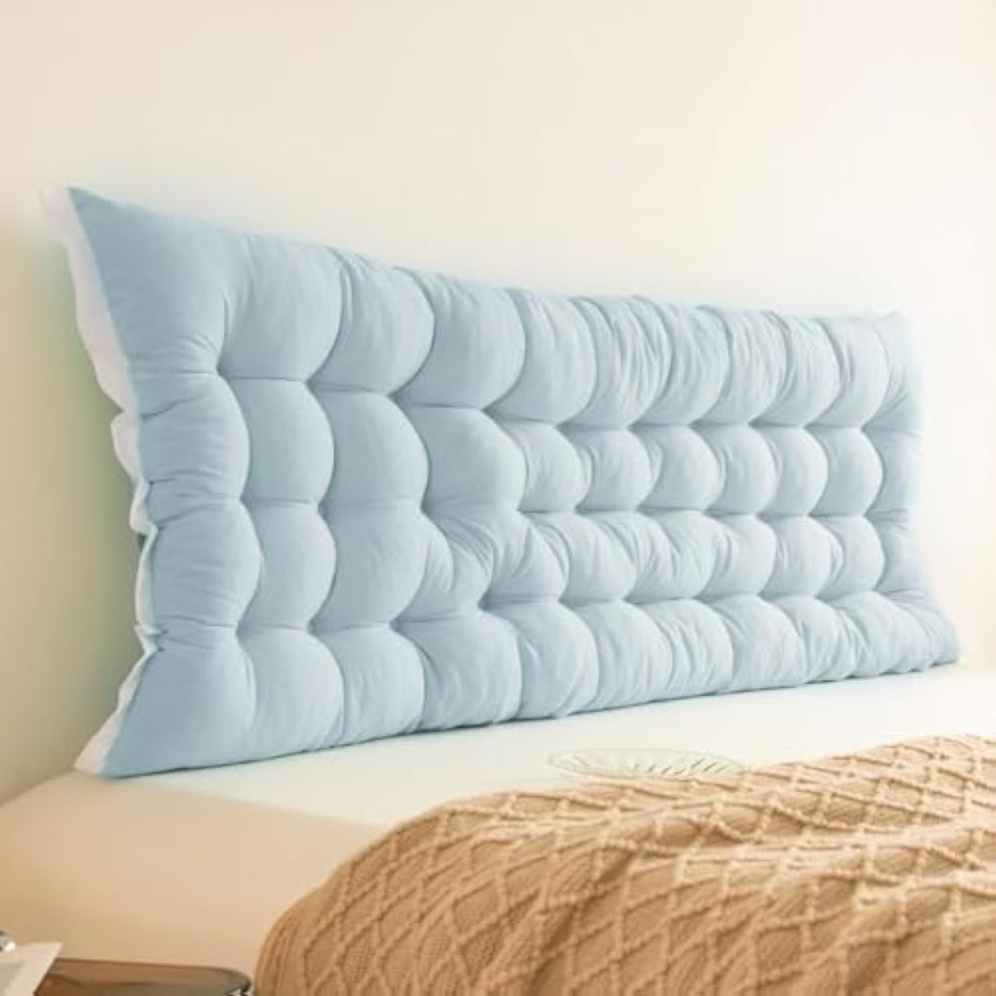 Rectangular Headboard Pillow, Long Support Cushion