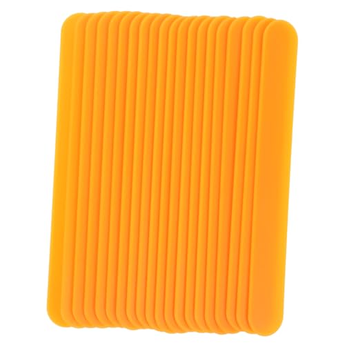 FOMIYES 20-pack Plastic Tongue Wands Multi-functional Pediatric Oral Care Tools Comfortable Handles for Easy Use