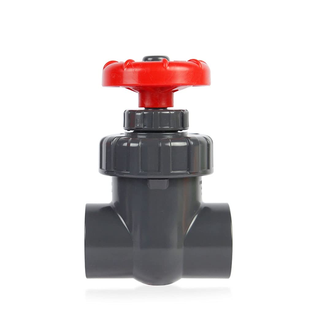 Xcftyru Dark Gray Pvc Valves， 20/25/32/40Mm Garden Irrigation Aquarium Valve(,25Mm Dn20)