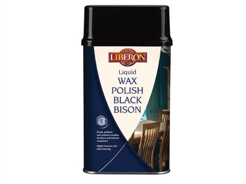 Liberon Liquid Wax Polish Black Bison Clear 5L LIBBBLWCL5L