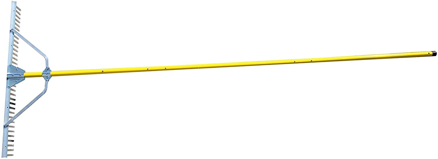 Jenlis Razer Rake - Collapsible All-Purpose Aluminum Lake and Landscape ...