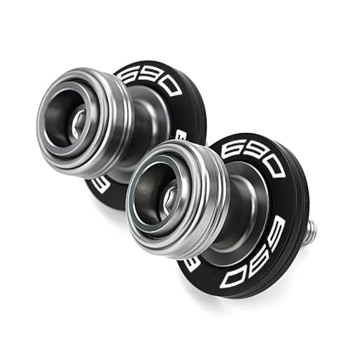 Motorrad Schwingen Slider Bobbins Schwingenhebel Ständer Schraube Passt für KTM 690 DUKE duke690 690 SMC SMCR 690 Enduro R 2008-2023 2024 Stand Holder Spool Protection Reparatur-B-2pcs Titanium