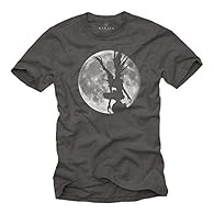 Men's cotton T-Shirt - with graphic print Regular fit - round neck, short sleeve, comfortable fabric Easy care - machine washable, long lasting print design Perfect gift idea for him - a cool and funny statement tshirt with style To see the size char...