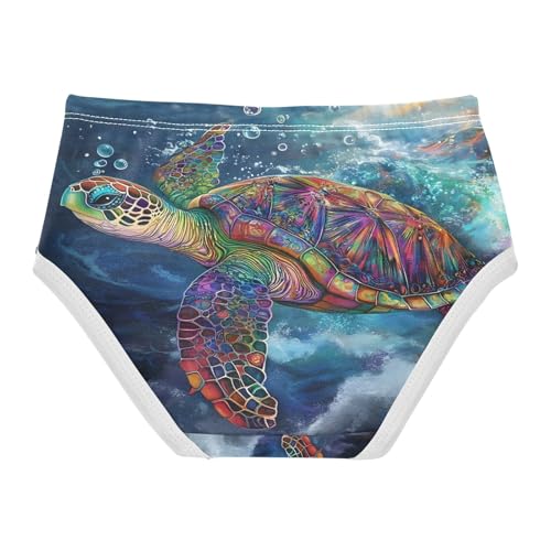 Colorful Sea Turtles Toddler Girls's Underwear 2T 202b89062