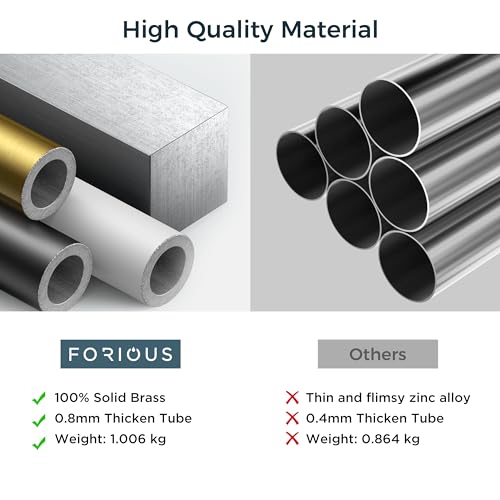 Forious Pot Filler Faucet, Brushed Nickel Wall Mount Pot Filler Over Stove, Solid Brass Kitchen Sink Pot Filler Faucets thumb #4