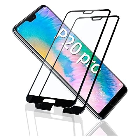 Watana Screen Protector for Huawei P20 Pro,Full Coverage Tempered Glass Film for Huawei P20 Pro [Case Friendly, Anti-Bubble] [Anti-Fingerprint] [Ultra-Clear] [2 Pack] Cover