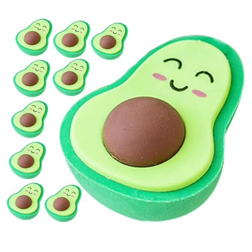 SEWACC 20pcs Mini Animal Erasers Box Art Erasers Portable Bulk Drawing Accessories