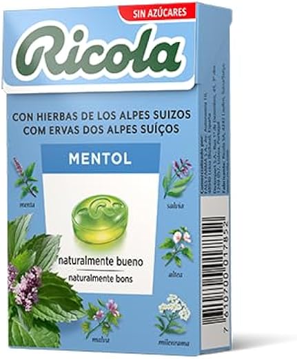 Ricola Caramelos S/A Mentol 50G 1U