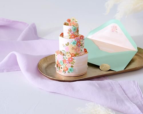 Image of Papyrus Pop-Up Card for Wedding (Overflow with Love)