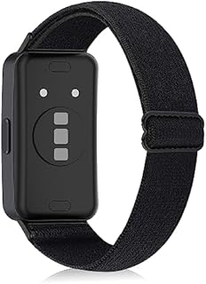 KONEE pasek kompatybilny z Huawei Band 8 nylonowy pleciony pasek kompatybilny z Huawei Band 8 - czarny