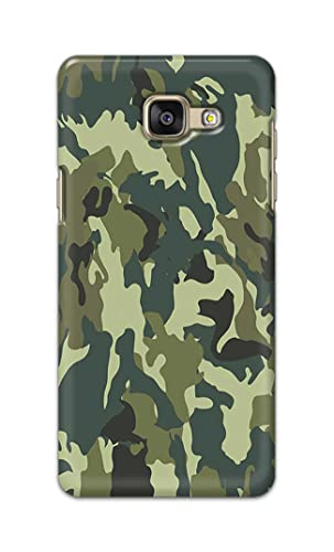 Image of PRINTFIDAA Printed Hard Back Cover Case for Samsung Galaxy A5 2016 Back Cover (Green Army Camouflage) -1803